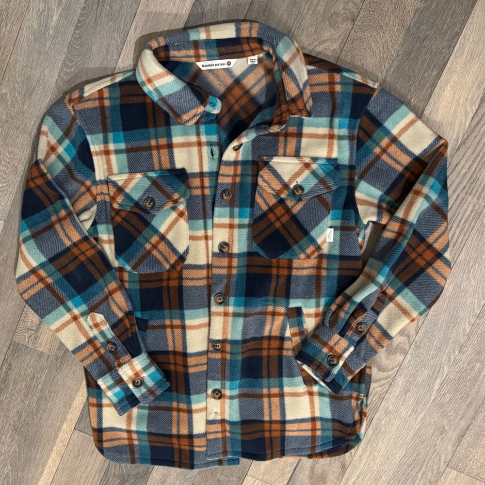 Like New MOUNTAIN AND ISLES Plaid Shacket